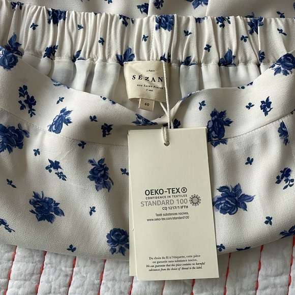 Sézane HERMIONE skirt sz 40 (8) new - Picture 8 of 9